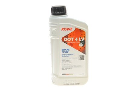 Гальмівна рідина HIGHTEC BRAKE FLUID DOT 4 LV (1 L) ROWE 25114-0010-99