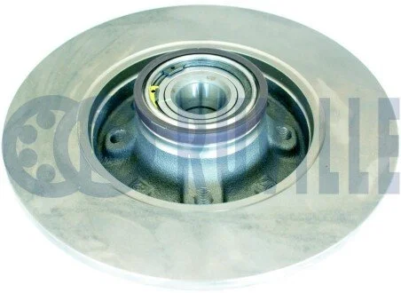 Диск гальмівний (задній) Citroen C3/C4 /Peugeot 207/307 05- (248.4х9) (d=30mm) (з підшипником) RUVILLE 221282