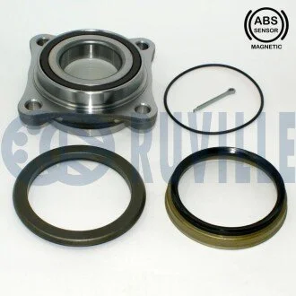 TOYOTA Подшипник передней ступицы с датчиком ABS Land Cruiser Prado 3,0-4,4 03- RUVILLE 221545