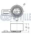 Ролик ГРМ Kia Carnival 2.9CRDI (натяжний) (59х34) RUVILLE 541168 (фото 2)