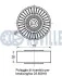 VW Ролик натяжной Audi,VW, 2.7/3.0TDI 04- RUVILLE 541617 (фото 2)