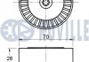 Ролик генератора Fiat Doblo 1.6/2.0 D Multijet 10- (паразитний) (70x26x10) RUVILLE 541625 (фото 2)