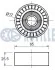 Ролик генератора Alfa Romeo 159 1.9JTDM 16V 05-11 (65x25.5) RUVILLE 542305 (фото 2)