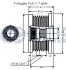 Шків генератора Toyota Land Cruiser/Rav 4/Auris 2.0-3.0D 02- RUVILLE 542511 (фото 2)