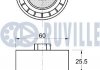 Ролик генератора Opel Astra/Insignia 13- (паразитний) (60х26) RUVILLE 542746 (фото 2)