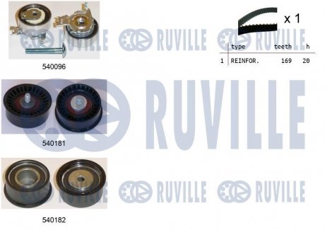 Ролик ведущий CHEVROLET RUVILLE 550002 (фото 1)