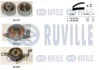 RUVILLE  К-кт. ГРМ (2шт. рем.+3шт. ролика+крепление) FORD 1,8D/TD: Escort, Fiesta, Sierra 89-01 550011