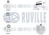 AUDI К-кт ГРМ (водяна помпа + 3 шт. ролика + кріплення + ремінь) A4 B6 (8E2) 2.0 FSI 02-04 RUVILLE 5503121 (фото 2)