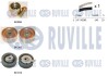 RUVILLE AUDI К-кт ГРМ (ремінь + 3 шт. ролика + кріплення) A3 (8P1) 2.0 FSI 03-08, VW GOLF V (1K1) 2.0 FSI 04-08 550312