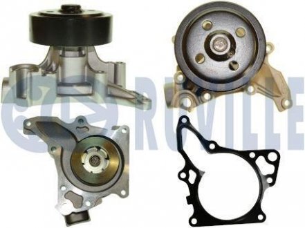 Помпа води Mazda 3/6/CX-5 2.2D 12- (R/B) (6 лоп) RUVILLE 561646