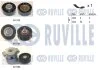 RUVILLE CITROEN К-т (ремінь П-клиновий+3ролика) Jumper 2.2HDI 06-, FIAT Ducato, FORD Transit. 570058