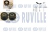 RUVILLE FIAT К-кт ГРМ (ремінь+ натяжний пристрій+шків генератора) DOBLO 1.3 05-05, 500 1.3 07- 570160