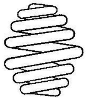 Пружина ходової частини SACHS 996 394