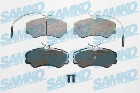 Гальмівні колодки, дискове гальмо (набір) SAMKO 5SP011
