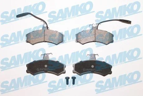 Гальмівні колодки, дискове гальмо (набір) SAMKO 5SP012