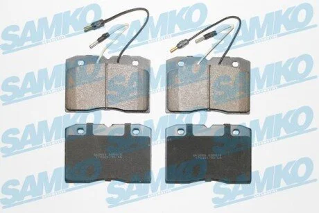 Гальмівні колодки, дискове гальмо (набір) SAMKO 5SP015
