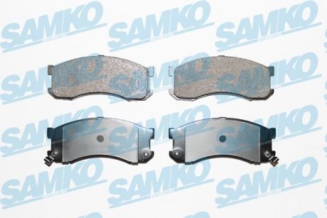 Гальмівні колодки, дискове гальмо (набір) SAMKO 5SP041 (фото 1)