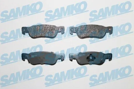Гальмівні колодки, дискове гальмо (набір) SAMKO 5SP052 (фото 1)