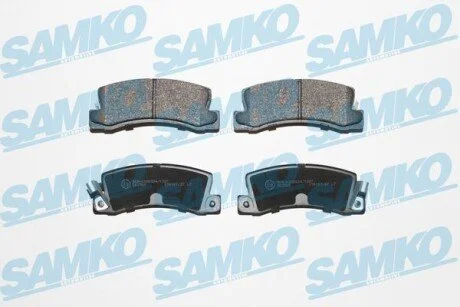 Гальмівні колодки, дискове гальмо (набір) SAMKO 5SP061