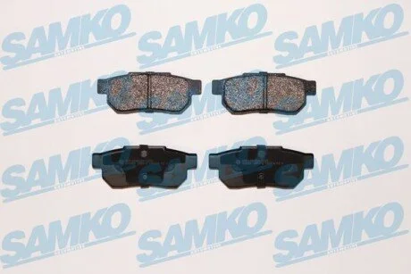 Гальмівні колодки, дискове гальмо (набір) SAMKO 5SP072