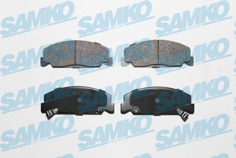 Гальмівні колодки, дискове гальмо (набір) SAMKO 5SP083 (фото 1)