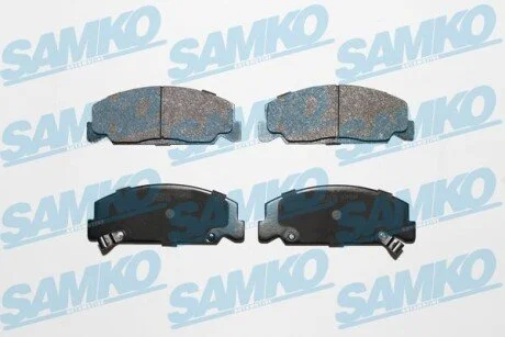 Гальмівні колодки, дискове гальмо (набір) SAMKO 5SP083 (фото 1)