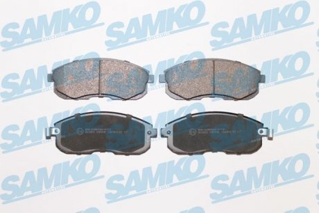 Гальмівні колодки, дискове гальмо (набір) SAMKO 5SP090