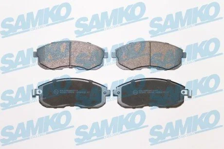 Гальмівні колодки, дискове гальмо (набір) SAMKO 5SP090
