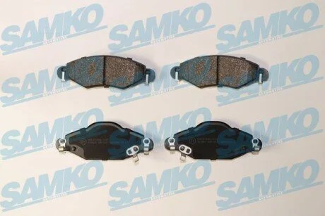 Гальмівні колодки, дискове гальмо (набір) SAMKO 5SP1001