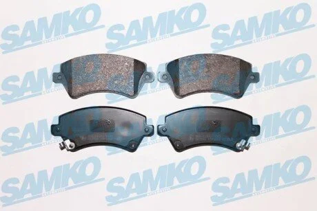 Гальмівні колодки, дискове гальмо (набір) SAMKO 5SP1002