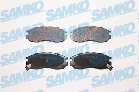 Комплект тормозных колодок, дисковый тормоз SAMKO 5SP1012 (фото 1)