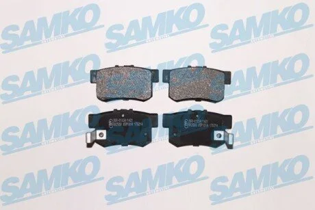 Гальмівні колодки, дискове гальмо (набір) SAMKO 5SP1014