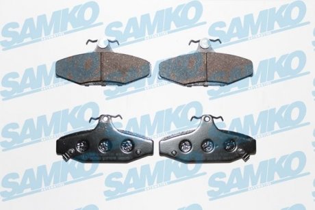 Гальмівні колодки, дискове гальмо (набір) SAMKO 5SP1018