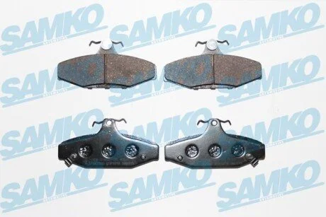 Гальмівні колодки, дискове гальмо (набір) SAMKO 5SP1018