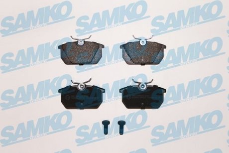 Гальмівні колодки, дискове гальмо (набір) SAMKO 5SP101