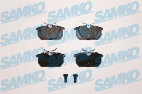 Гальмівні колодки, дискове гальмо (набір) SAMKO 5SP101