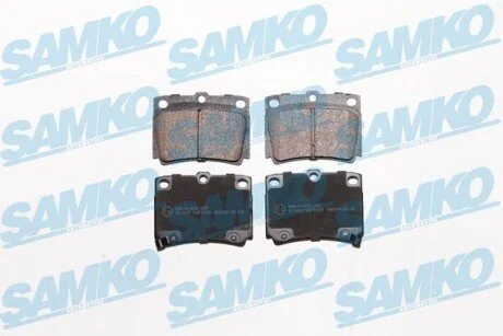 Гальмівні колодки, дискове гальмо (набір) SAMKO 5SP1029