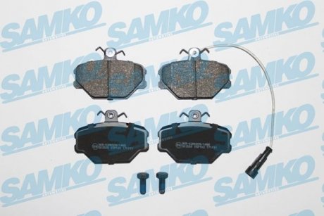 Гальмівні колодки, дискове гальмо (набір) SAMKO 5SP102