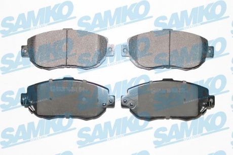 Гальмівні колодки, дискове гальмо (набір) SAMKO 5SP1033 (фото 1)