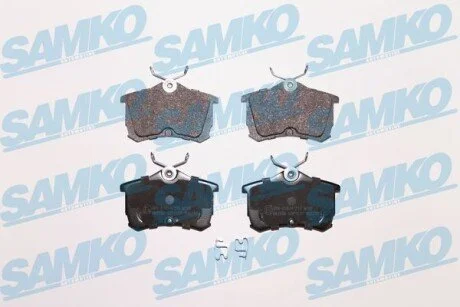 Гальмівні колодки, дискове гальмо (набір) SAMKO 5SP1037