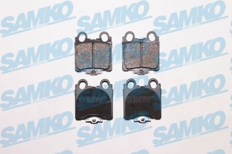 Гальмівні колодки, дискове гальмо (набір) SAMKO 5SP1051 (фото 1)