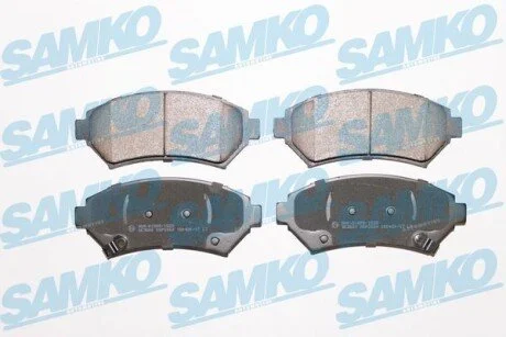 Гальмівні колодки, дискове гальмо (набір) SAMKO 5SP1054 (фото 1)