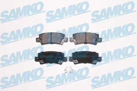 Гальмівні колодки, дискове гальмо (набір) SAMKO 5SP1068