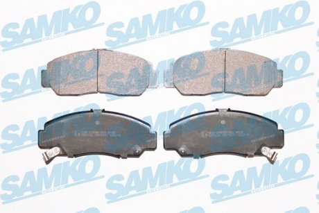 Гальмівні колодки, дискове гальмо (набір) SAMKO 5SP1071 (фото 1)