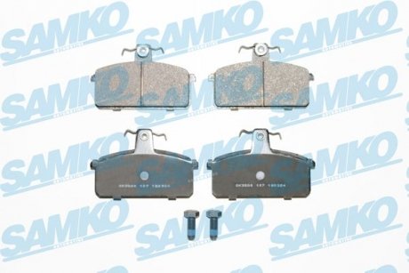 Гальмівні колодки, дискове гальмо (набір) SAMKO 5SP107 (фото 1)