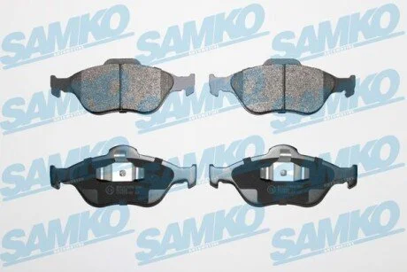 Гальмівні колодки, дискове гальмо (набір) SAMKO 5SP1088