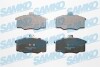 Гальмівні колодки, дискове гальмо (набір) SAMKO 5SP1089 (фото 1)