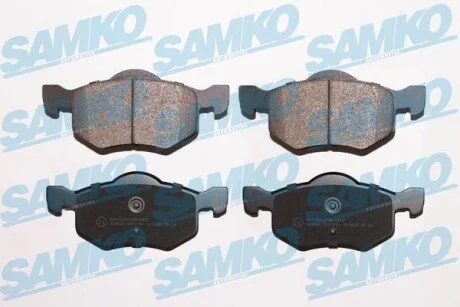 Гальмівні колодки, дискове гальмо (набір) SAMKO 5SP1091