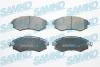 Гальмівні колодки, дискове гальмо (набір) SAMKO 5SP1097 (фото 1)