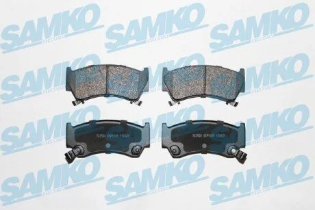 Гальмівні колодки, дискове гальмо (набір) SAMKO 5SP1101